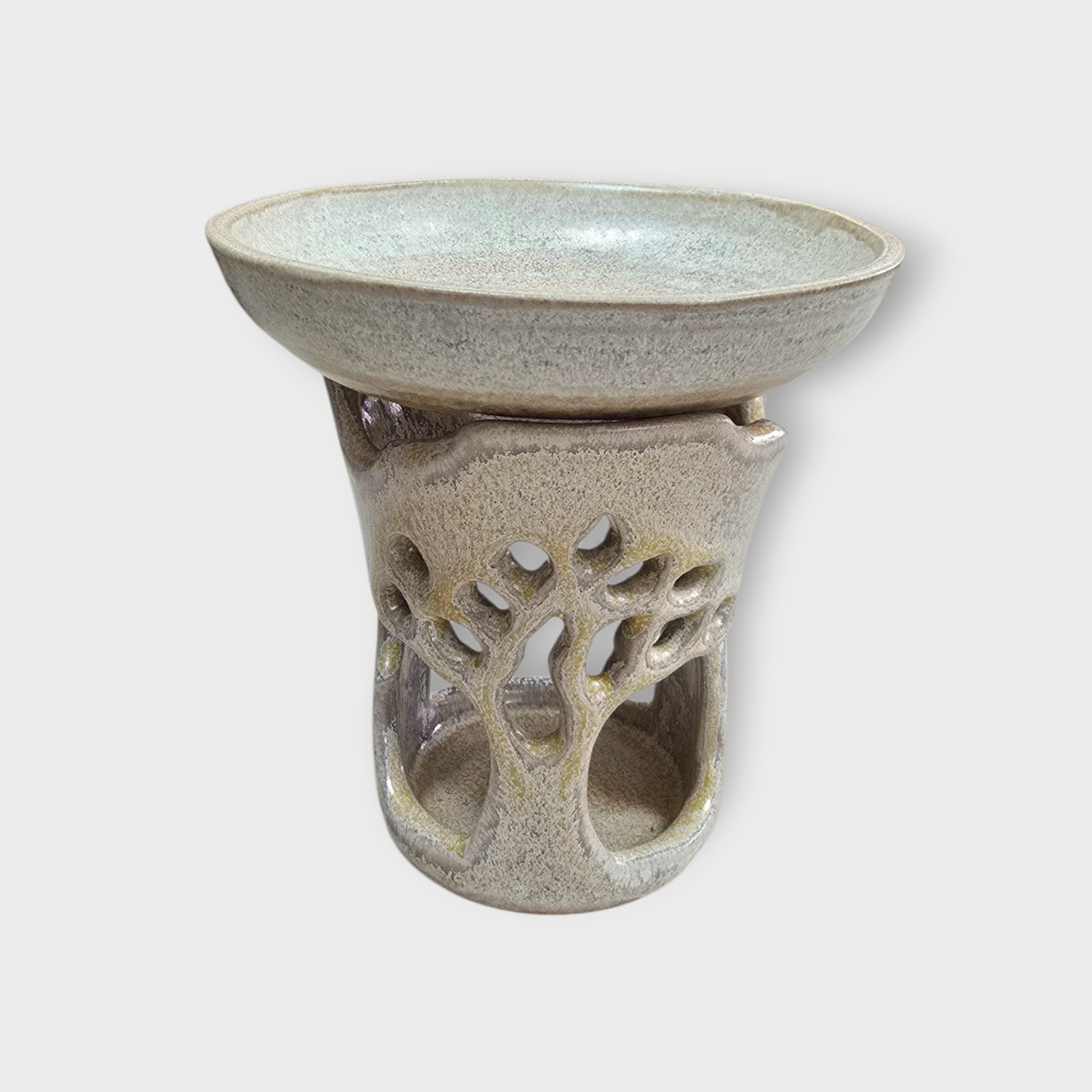 Ceramic Oil Burner – Tree of Life Design