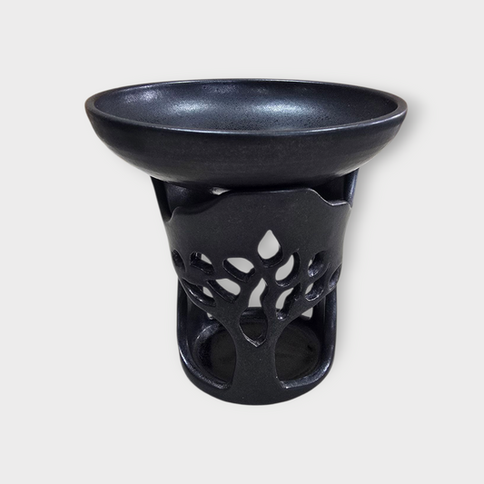 Ceramic Oil Burner – Tree of Life Design