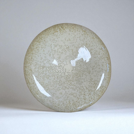 River Rock – Handcrafted Ceramic Plate (22 × 3 cm)