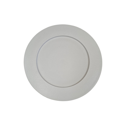 Matte Transparent Ceramic Dinner Plate – 27 cm