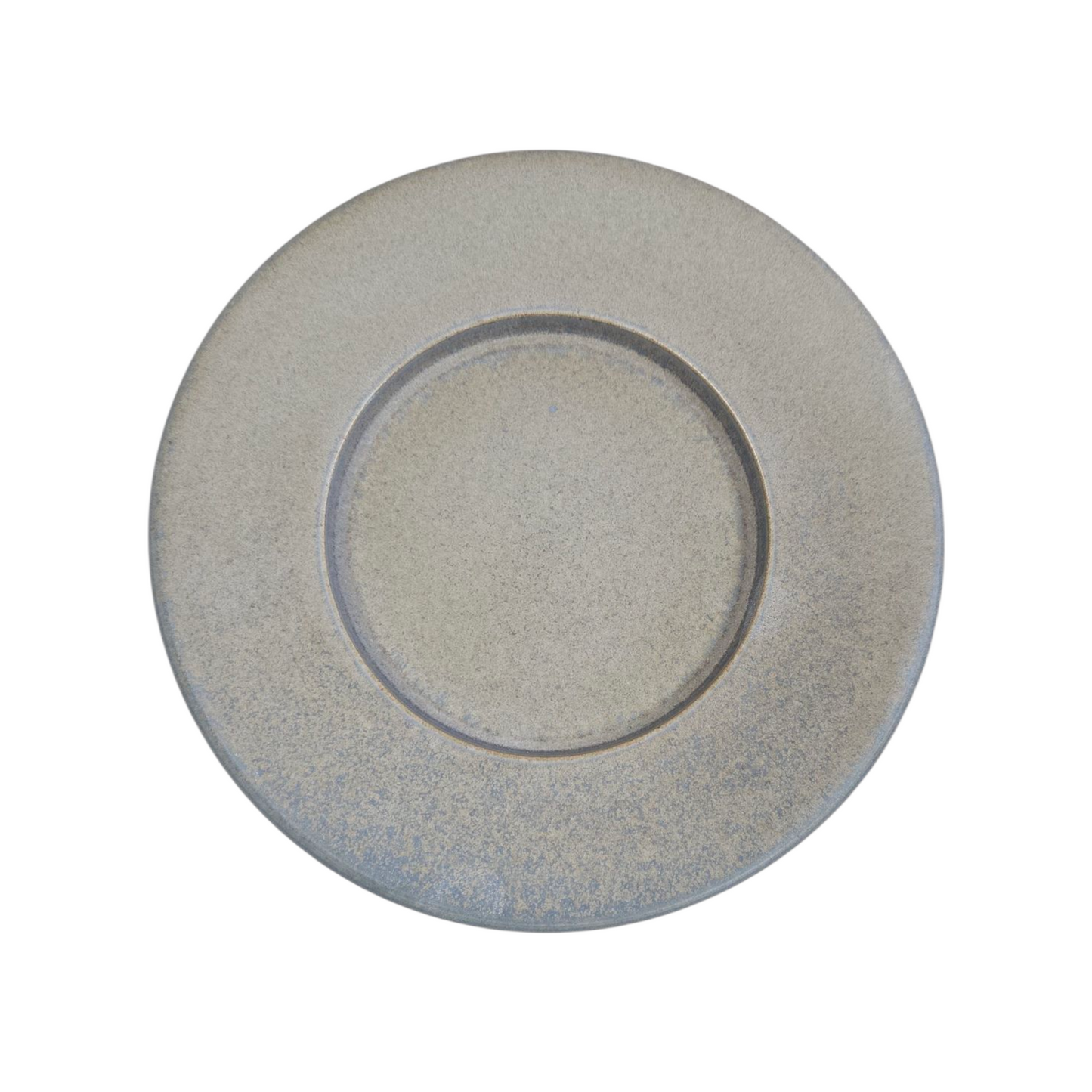 Blue-Brown Ceramic Plate “U.F.O.” – 21 cm