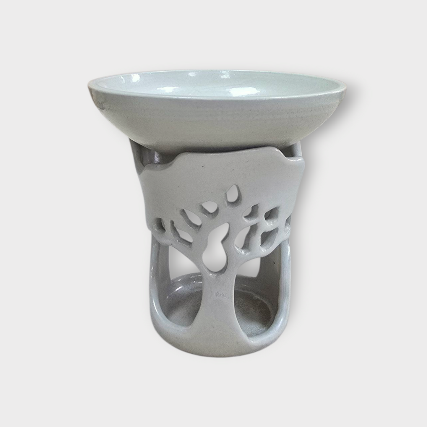 Ceramic Oil Burner – Tree of Life Design