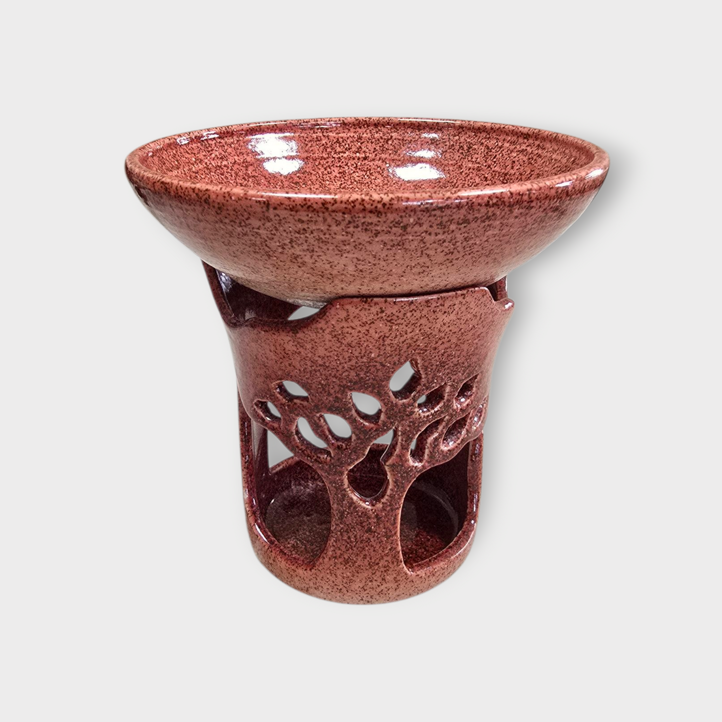 Ceramic Oil Burner – Tree of Life Design