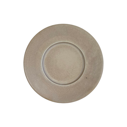 “U.F.O.” Brown Ceramic Plate – 21 cm