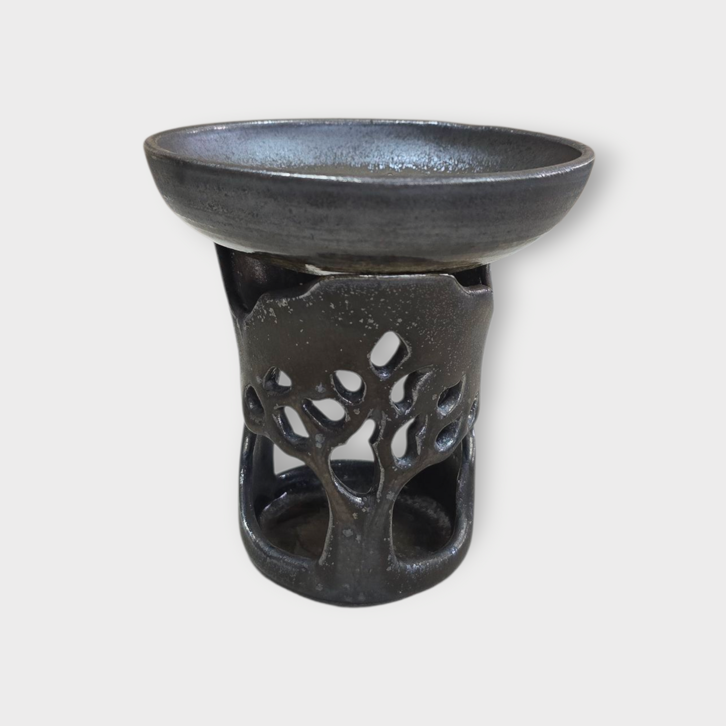 Ceramic Oil Burner – Tree of Life Design