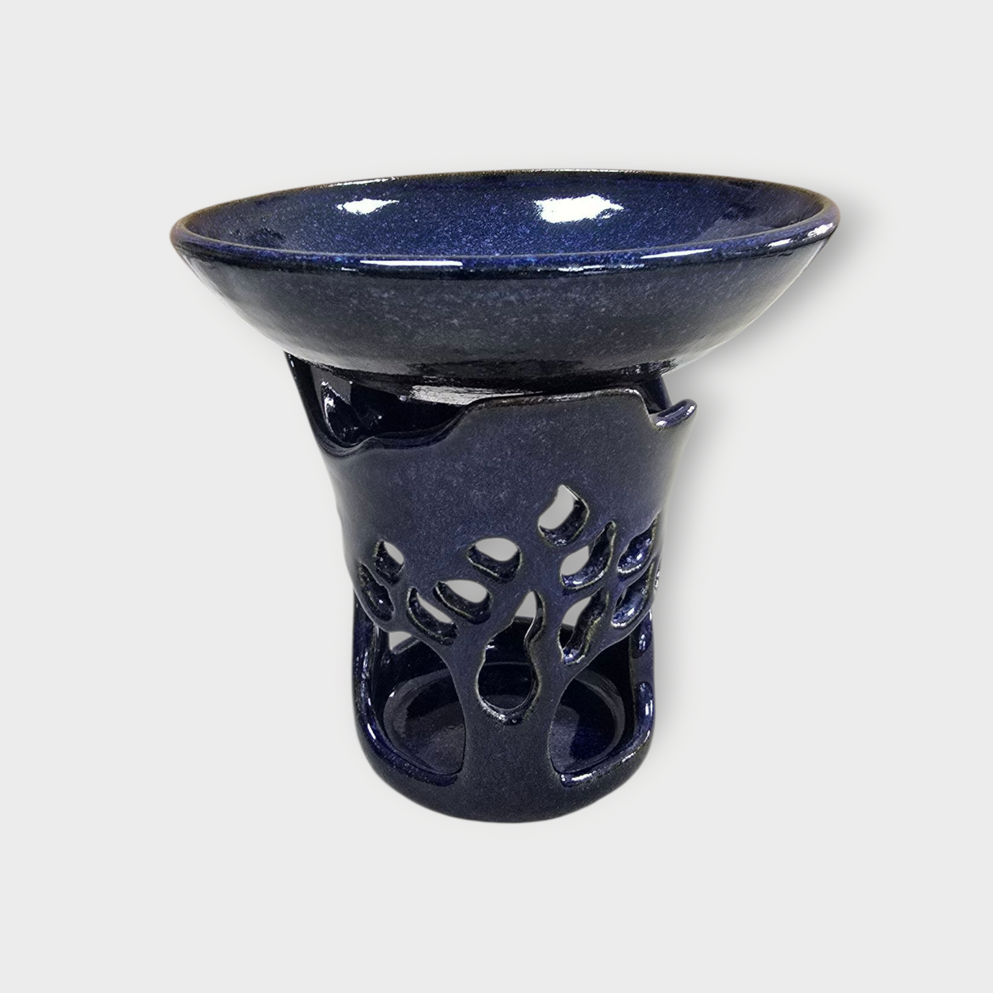 Ceramic Oil Burner – Tree of Life Design