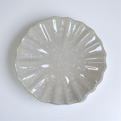 Bloom – Handcrafted Ceramic Plate (28 × 3 cm)