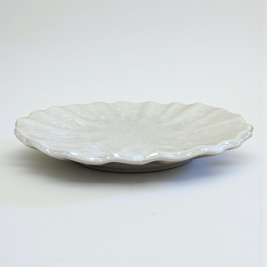 Bloom – Handcrafted Ceramic Plate (28 × 3 cm)