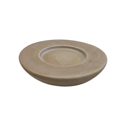 “U.F.O.” Brown Ceramic Plate – 21 cm